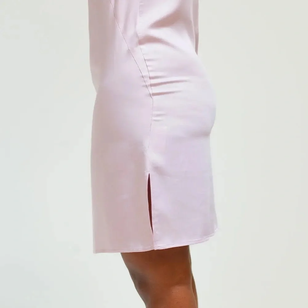 NEW! ETTITUDE Women's Pink Sleepwear, Sateen Slip Dress, Size S - Picture 3 of 8